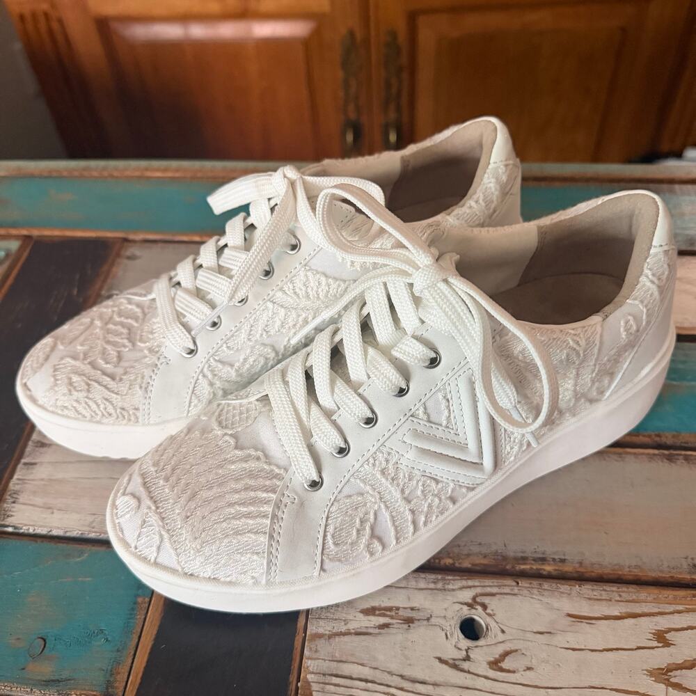 Vionic LACE upper KEARNY sneaker shoes Women's size 7.5 lace leather - Picture 6 of 16